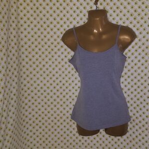 Time and Tru Heather Gray Cami Tank Top